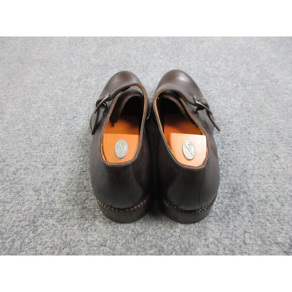 Beckett Simonon Leonard Monkstrap Mens Size 11 Brown Leather Dress Shoes - Picture 3 of 13